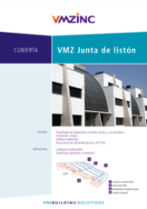 Junta liston VMZINC